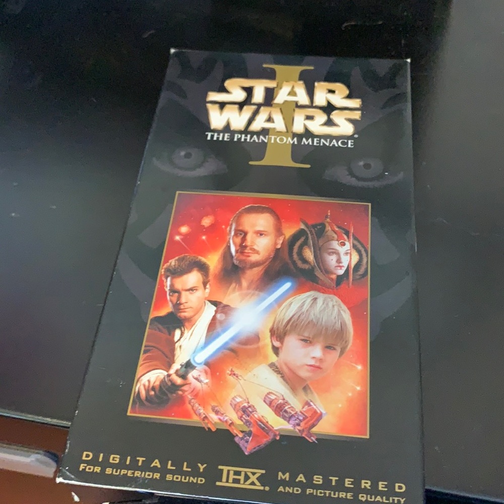 Star Wars vhs tape.